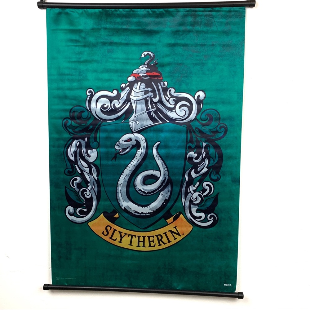 Harry Potter Hogwarts Slytherin House wall Scroll